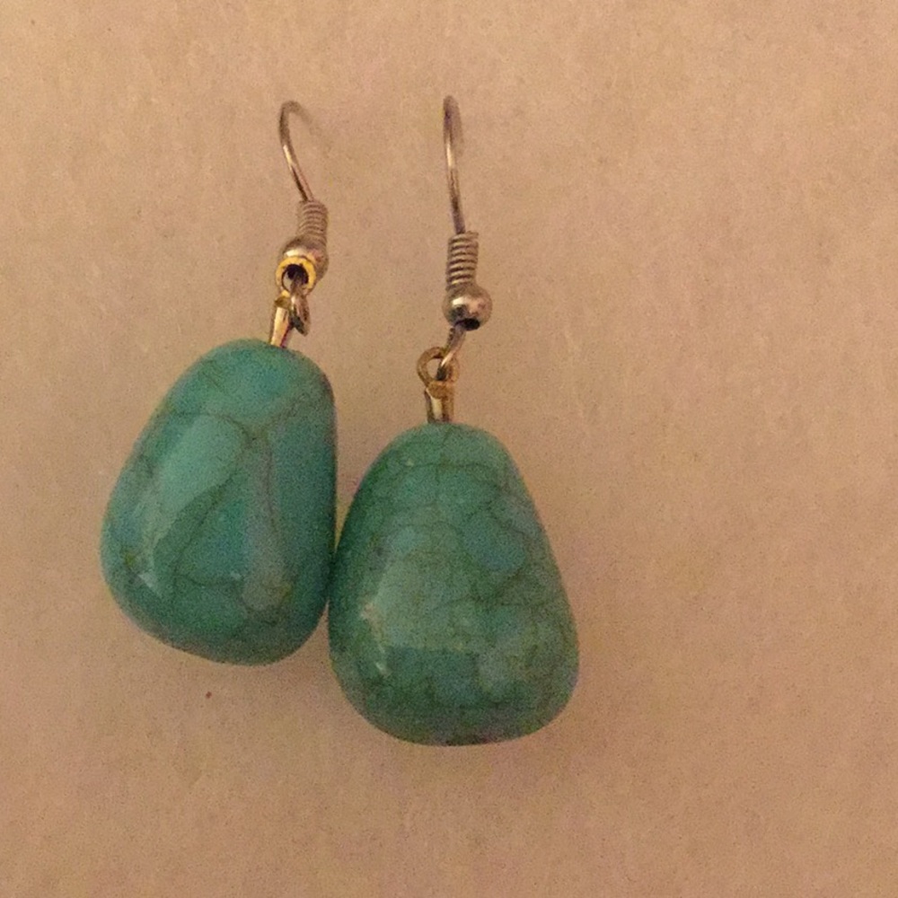 Marble Turquoise Earings
